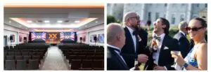 Auditorium and guests at a conference