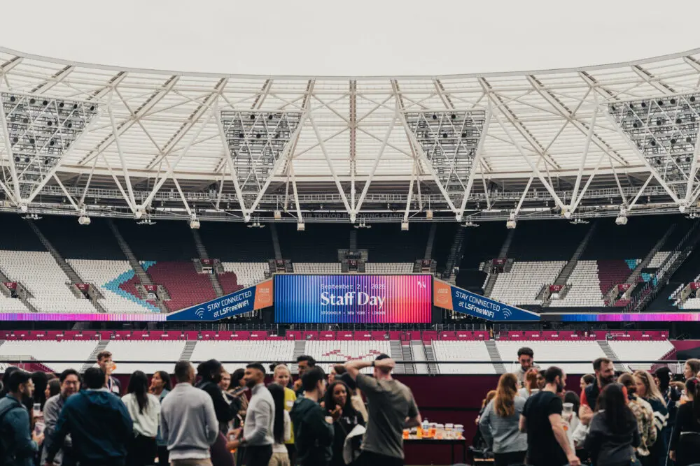 Neko Health corporate away day at London Stadium