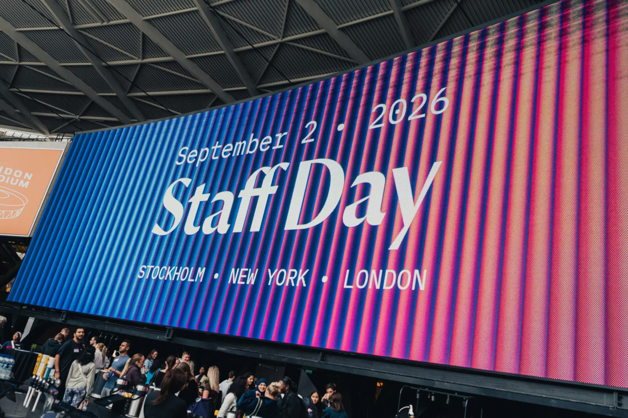 Neko Health brought 300 employees from London, Manchester and Birmingham together at London Stadium on 2 September 2026 for a company-wide staff day featuring team-building sports activities.